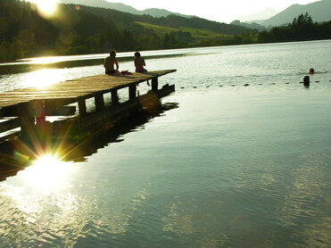 Abendstimmung, Teich, schwimmen, Mariahof | © TVB Naturpark Zirbitzkogel-Grebenzen