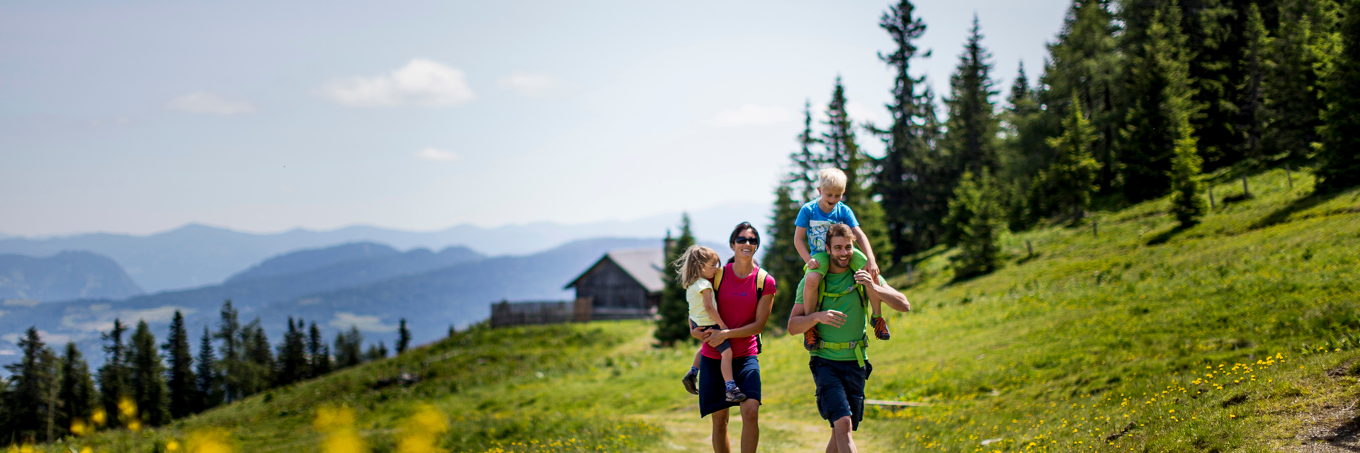 Wandern mit der Familie auf die Frauenalpe | © TVB Murau-Kreischberg | ikarus.cc Wandern mit der Familie auf die Frauenalpe | © TVB Murau-Kreischberg | ikarus.cc