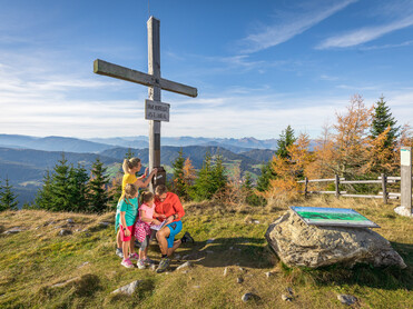 wandern, Gipfelkreuz, Grebenzen, St. Lambrecht | © TVB Naturpark Zirbitzkogel-Grebenzen | Mediadome