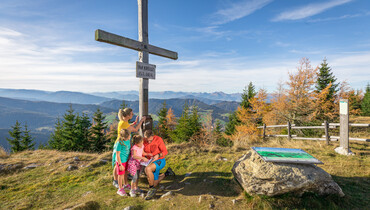 wandern, Gipfelkreuz, Grebenzen, St. Lambrecht | © TVB Naturpark Zirbitzkogel-Grebenzen | Mediadome