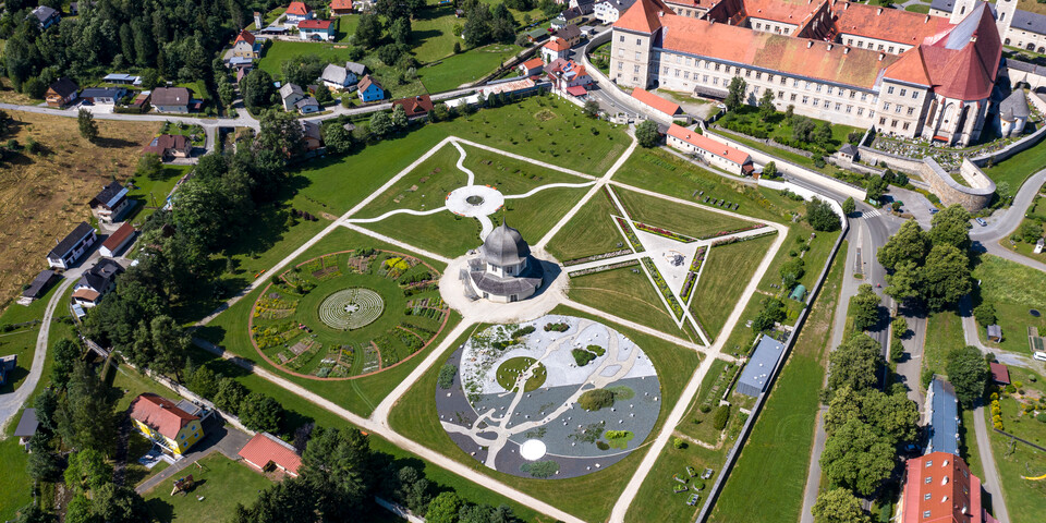 Luftbildaufnahme Stiftsgarten | © Tom Lamm