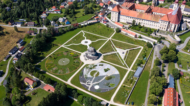 Luftbildaufnahme Stiftsgarten | © Tom Lamm