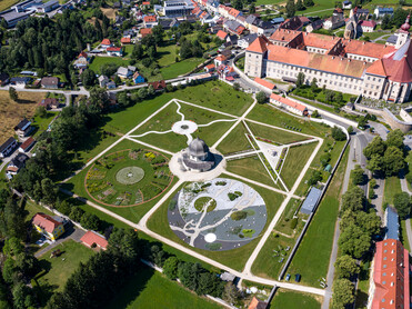 Luftbildaufnahme Stiftsgarten | © Tom Lamm