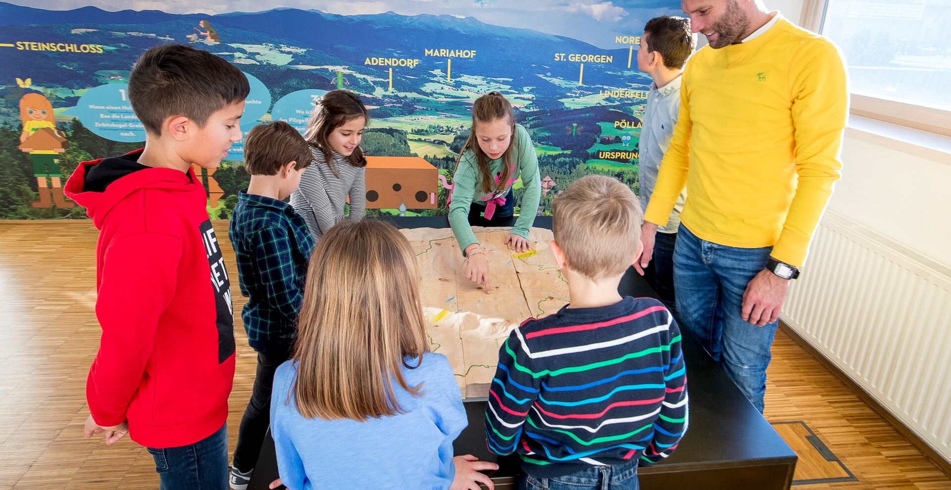 NaturLese Museum Neumarkt | © Tom Lamm Gruppe, Besichtigung Station, Kinder | © Tom Lamm