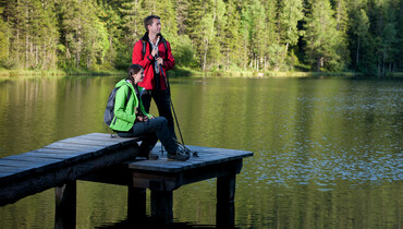 Wanderer, Paar, Auerlingsee, fischen, wandern | © Steiermark Tourismus