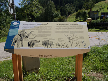 Tafel für die Eiszeit | © TVB Naturpark Zirbitzkogel-Grebenzen