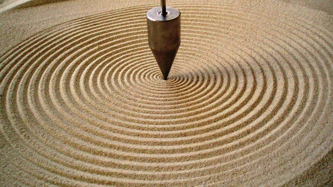 Sand, Kreis, Pendel | © Gabi Novak