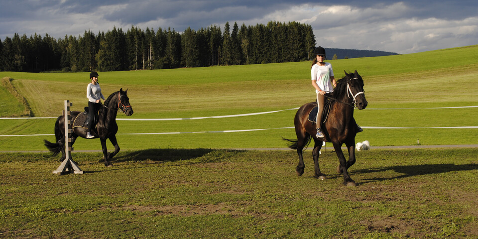 2 Mädchen reiten, Zeutschach | © Gasthof Seeblick