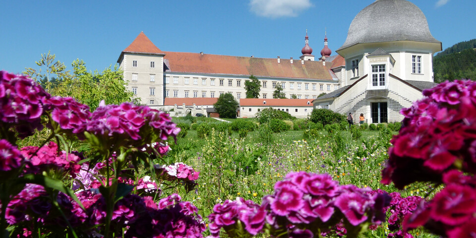 Blumen, Pavillon, Stift St. Lambrecht