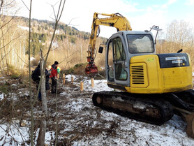 Bagger, menschen, arbeiten, Naturschutz | © Naturparkverein Zirbitzkogel-Grebenzen