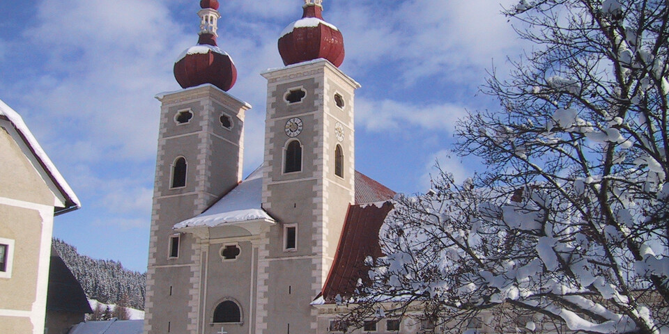 Kirche, Winter, Baum | © Benediktinerstift St. Lambrecht