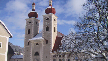Kirche, Winter, Baum | © Benediktinerstift St. Lambrecht